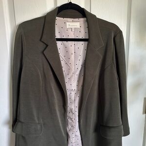 Skies Are Blue Olive Blazer